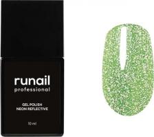 Косметика для ногтей RuNail Гель-лак неоновый светоотражающий №9056 10 мл