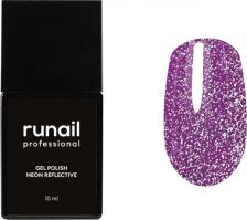 Косметика для ногтей RuNail Гель-лак неоновый светоотражающий №9061 10 мл