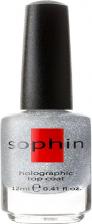 Косметика для ногтей Sophin Голографическое верхнее покрытие, серебро, 12 мл