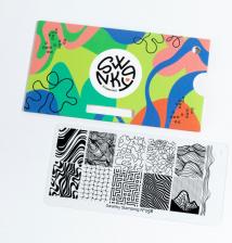 Косметика для ногтей Swanky Stamping Пластина для стемпинга №158