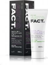 Маска ART&FACT Очищающая и отшелушивающая угольная маска на основе глины для ухода и смягчения кожи лица с салициловой кислотой и скваланом