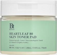 Тоник Benton Heartleaf 80, тоник для кожи, 70 подушечек, 210 мл (7,1 жидк. Унции)