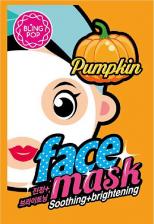Маска Bling Pop Маска для лица тканевая укрепляющая Pumpkin Soothing & Brightening Mask 20мл