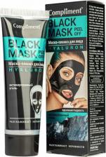 Маска Compliment Маска-пленка для лица Black Mask HUALURON, 80 мл