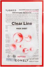 Маска Consly Advanced Skincare Clear Line Peptides Mask Sheet