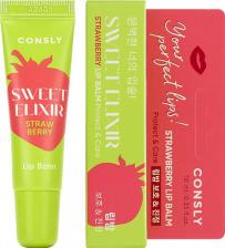 Эликсир Consly Бальзам для губ SWEET ELIXIR с экстрактом клубники, 10 мл