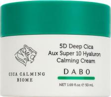 Крем Dabo Крем для лица Восстанавливающий крем с комплексом гиалуроновых кислот и экстрактом центеллы азиатской 5D Deep Cica Aux Super 10 Hyaluron Calming