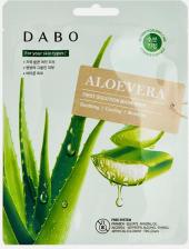 Маска Dabo Маска для лица Маска тканевая для лица с экстрактом алоэ Aloevera First Solution Mask Pack 23