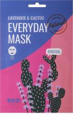 Маска DearBoo Тканевая маска с экстрактом лаванды и кактуса LAVENDER & CACTUS EVERYDAY 27 мл