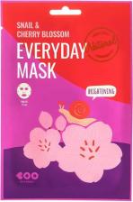 Маска DearBoo Тканевая маска с экстрактом муцина улитки и цветов сакуры SNAIL&CHERRY BLOSSOMEVERYDAY 27мл