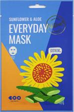 Маска DearBoo Тканевая маска с экстрактом подсолнуха и алоэ SUNFLOWER & ALOE EVERYDAY 27 мл