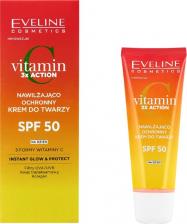 Крем Eveline Крем для лица Vitamin C увлажняющий защитный SPF 50 30 мл