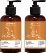 Крем Family Cosmetics Крем для рук и тела Soul & Skin Амбра и ваниль, парфюмированный, 285 мл, 2 шт