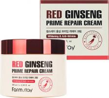 Крем Farm Stay Red Ginseng Prime Repair Cream Восстанавливающий крем с экстрактом красного женьшеня, 100 мл