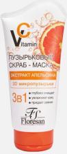 Скраб Floresan Скраб для лица Пузырьковый скраб-маска с экстрактом апельсина Vitamin C