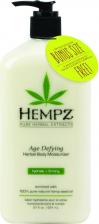 Молочко Hempz Молочко увлажняющее антивозрастное для тела / Age Defying Moisturizer 621 мл