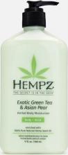 Молочко Hempz Молочко увлажняющее для тела, зеленый чай и груша / Exotic Green Tea & Asian Pear Herbal 500 мл