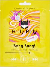 Маска Holly Polly Маска для лица тканевая на кремовой основе с витамином С и ягодами асаи Витаминная Bang Bang!