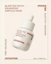 Маска Innisfree Маска для лица Антиоксидантная ампульная маска с экстрактом чёрного чая и аденозином для упругости кожи Black Tea