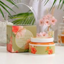 Крем Jigott Питательный крем для лица с экстрактом Гибискуса Hibiscus Flower Vital Cream, 100 мл
