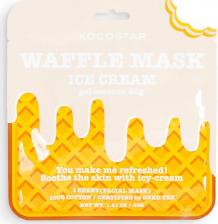 Маска Kocostar Маска для лица Waffle Mask Сливочное мороженое, освежающая и смягчающая, 40 г