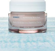 Крем Korres Крем ночной для лица Wild Rose Night-brightening Sleeping Facial 40 мл