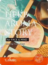 Маска L.Sanic Маска для лица Herb Aroma Story красный апельсин, 25 мл