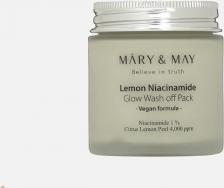 Маска Mary&May Маска глиняная для лица c лимоном и ниацинамидом | Lemon Niacinamide Glow Wash Off Pack 125g