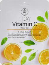 Маска Med B Тканевая маска для осветления и придания энергии коже лица с экстрактом витамина С, 27 мл