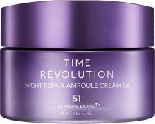 Крем Missha Крем для лица увлажняющий антивозрастной ночной Time Revolution Night Repair Ampoule Cream 5X, 50мл