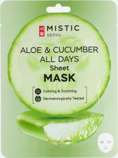 Мист Mistic Маска для лица ALOE & CUCUMBER ALL DAYS 1 шт