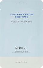Маска Nextbeau Маска тканевая с гиалуроновой кислотой - hyaluronic solution moist & hydrating, 22мл