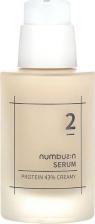 Сыворотка Numbuzin No.2 Protein 43% Creamy Serum с комплексом основных белков, овсяным белком, керамидами, пантенолом для укрепления кожного барьера и подтяжки дряблой