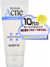 Пенка Rosette Пенка для умывания Acne Foam, для проблемной подростковой кожи, с серой, 120 г