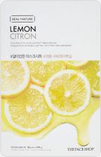 Маска The Face Shop Маска для лица Тканевая маска с экстрактом лимона Real Nature Lemon Face Mask