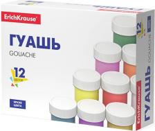 Краска для рисования Erich Krause Гуашь Basic 12 цв., 17мл, 50544