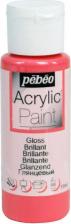 Краска для рисования Pebeo Краска акриловая Acrylic Paint глянцевая Розовый коралл 59 мл