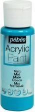 Краска для рисования Pebeo Краска акриловая Acrylic Paint матовая Бирюзовый 59 мл