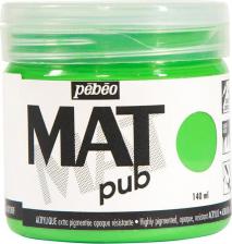 Краска для рисования Pebeo Краска акриловая экстра матовая Mat Pub №1 Светло-зеленый 140 мл 6166191242279