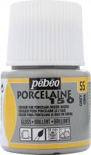 Краска для рисования Pebeo Краска Porcelaine 150 под обжиг глянцевая серый 45 мл