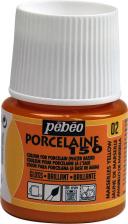 Краска для рисования Pebeo Краска Porcelaine 150 под обжиг глянцевая желтый марсельский 45 мл