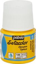 Краска для рисования Pebeo Краска Setacolor 45 мл для темных и светлых тканей лютик