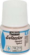 Краска для рисования Pebeo Краска Setacolor 45 мл для темных и светлых тканей портретный розовый