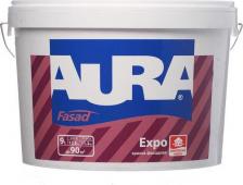 Краска Aura Краска воднодисперсионная, Expo, акриловая, фасадная, матовая, 9 л