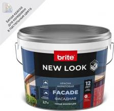 Краска Brite Краска фасадная New Look цвет белый 2.7 л
