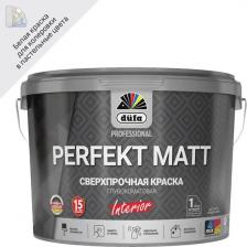 Краска Dufa Краска для стен и потолков Perfekt Matt матовая цвет белый база Б1 2.5 л