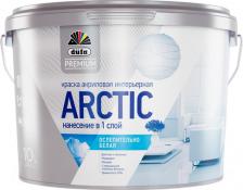 Краска Dufa Краска для стен и потолков Premium Arctic глубокоматовая белая база 1 0,9 л