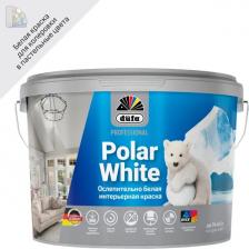 Краска Dufa Краска для стен Polar White моющаяся матовая цвет белый 9 л