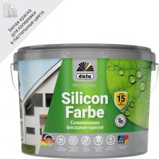 Краска Dufa Краска фасадная SiliconFarbe матовая цвет белый база 1 2.5 л
