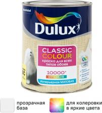 Краска Dulux Краска для обоев Classic Colour матовая прозрачная база BC 0.9 л